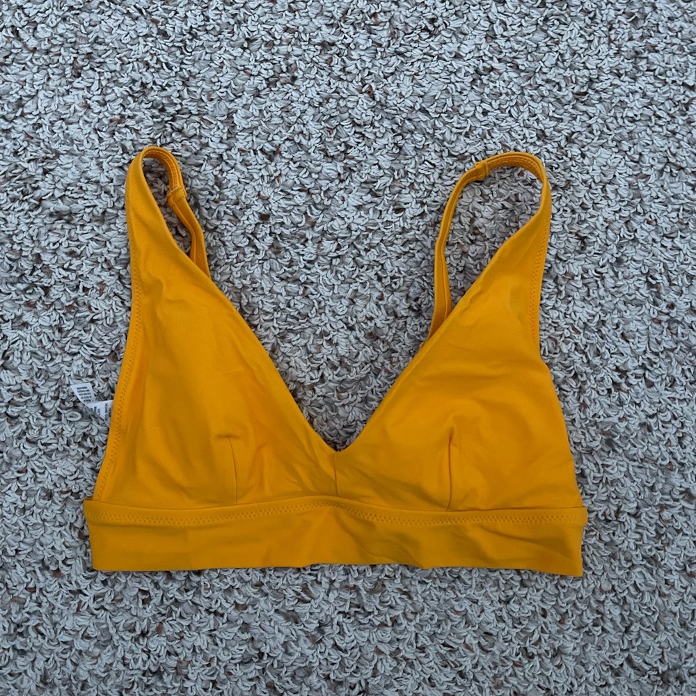 Aerie yellow bathing suit top